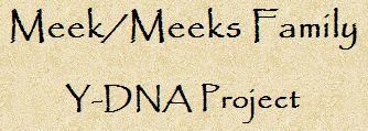 Meek/Meeks Family Y-DNA Project